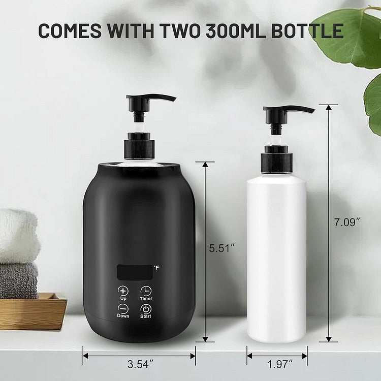 Electric Massage Oil Warmer with 360 Degree Heating and Digital Temperature  Control