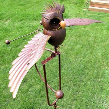 Dynamic Bird Garden Motion Décor with Wind-Responsive Movement