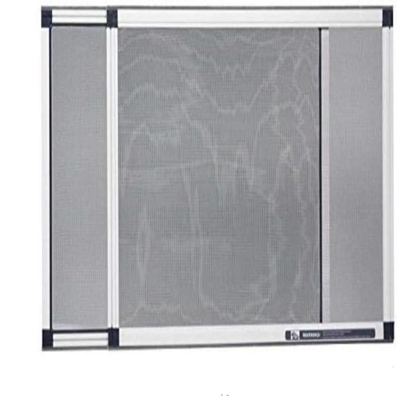 Expandable Window Screen with Fiberglass Mesh and Felt Seal
