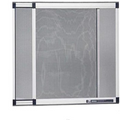 Expandable Window Screen with Fiberglass Mesh and Felt Seal