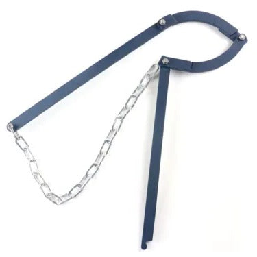 Fence Wire Tensioner with Lever Action and Wire-Clamping Jaws, 18.8 in Metal Construction