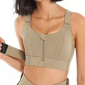 High Support Front-Zip Sports Bra for Active and Everyday Wear