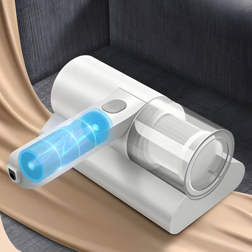 Handheld Mattress Vacuum with High Frequency Vibration and Multi Stage  Filtration