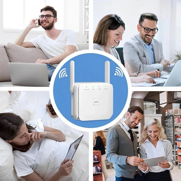 Extended Range Dual Antenna WiFi Repeater