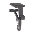 Dual Hook Mantle Stocking Holder with Adjustable Rod and Rubber Pads