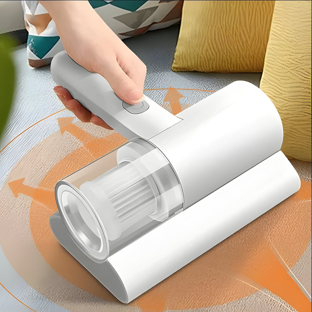 Handheld Mattress Vacuum with High Frequency Vibration and Multi Stage  Filtration