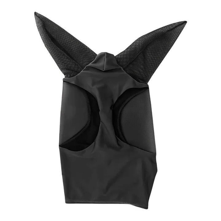 Horse Fly Mask with Mesh Face Coverage and UV Protection, Stretchy Elastic  Fit