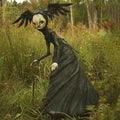 Dark Witch Sculpture Decorative Figure for Halloween Display