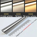 45 Degree LED Under Cabinet Lighting Bars with Invisible Ultra-Thin Design