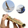 High Definition Monocular Spyglass Pirates Telescope, Portable Long Range Monocular Scope