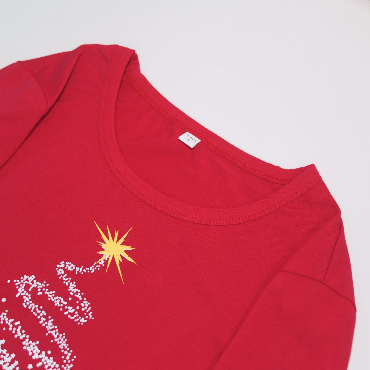 Family Matching Christmas Pajamas with Reindeer and Snowflake Print, Red or Blue