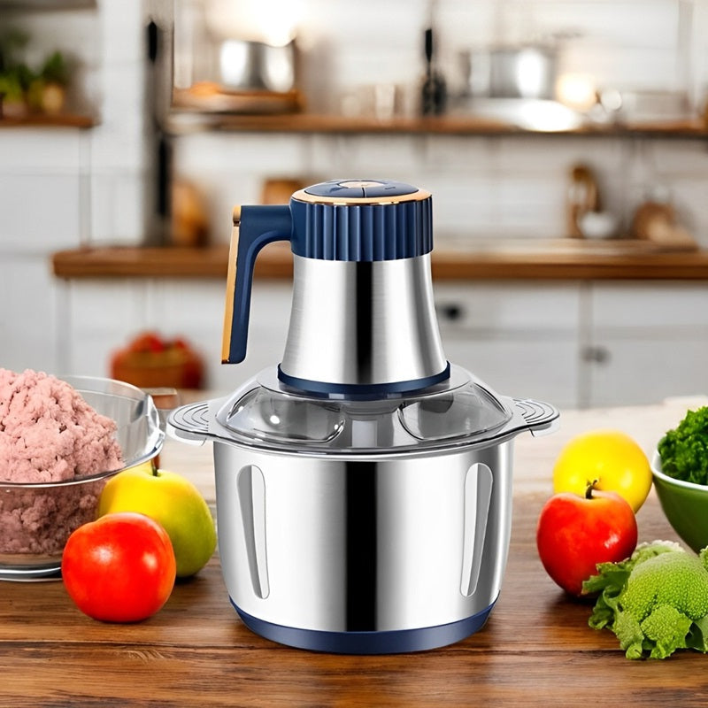 Electric Meat Grinder with 500W Motor and Five Speed Settings, 5 Liter Capacity