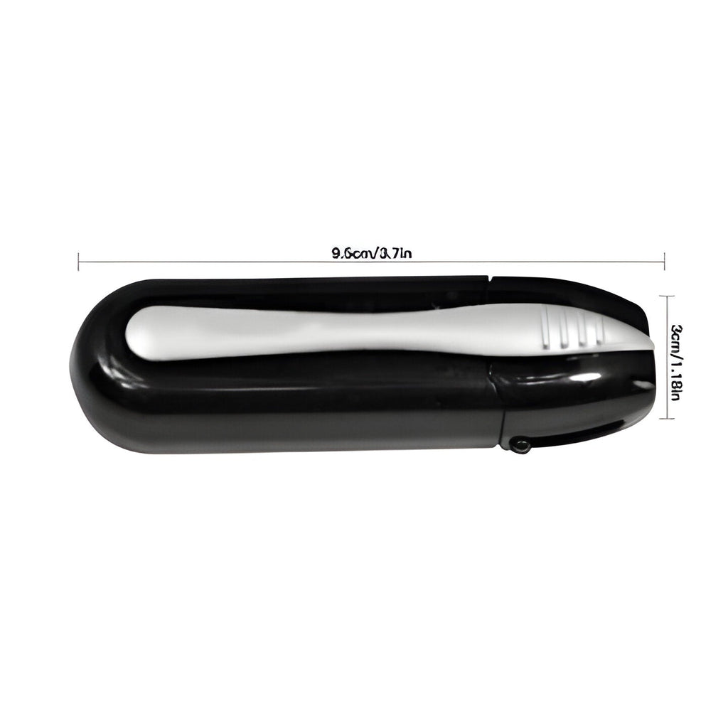 Eyeglass Cleaner with Carbon Pads and Brush, Portable Dry Cleaning Tool