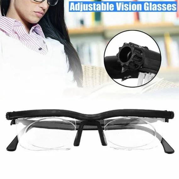 Adjustable Focus Reading Glasses For Near And Distance Vision
