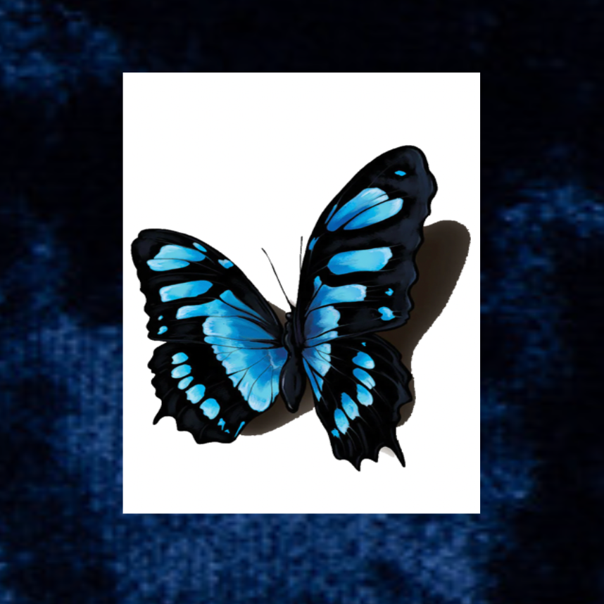 3D Realistic Temporary Tattoo with Water Transfer Application, 2.5x4  Inches