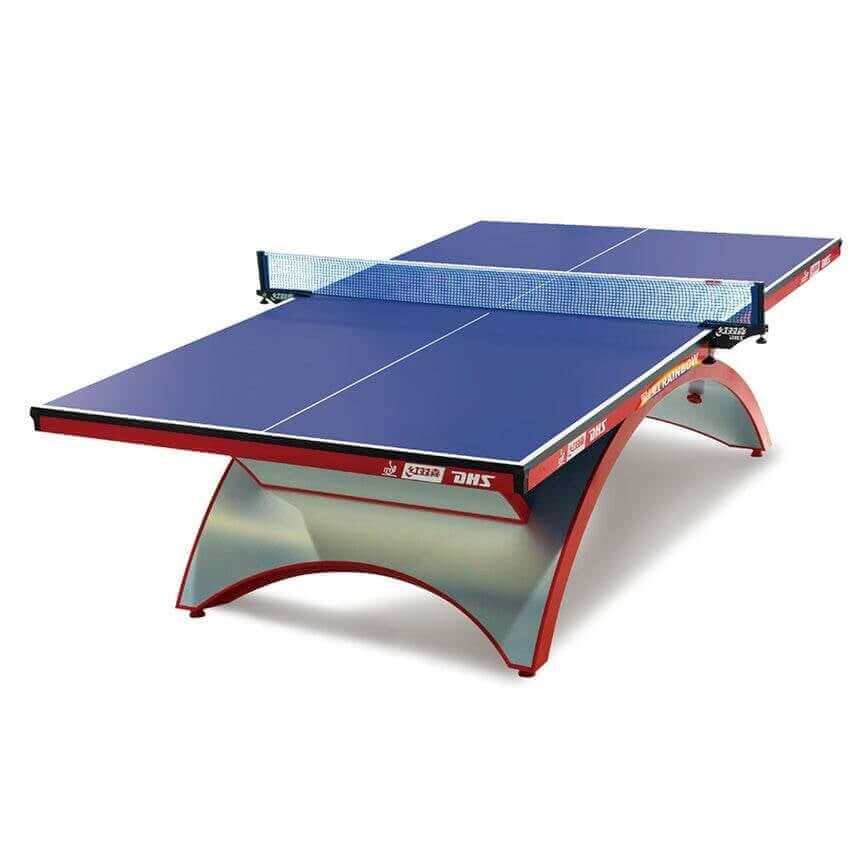 DHS Neo Rainbow 2 T.T. Table (Blue Top Silver Base With Red Rim)